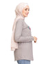 Forest Grey Printed Long - Sleeve Design 50 - Khotwh